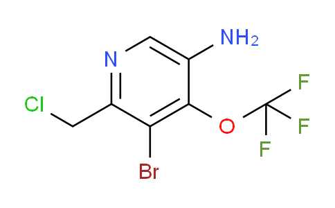 5-Amino-3-bromo-2-(chloromethyl)-4-(trifluoromethoxy)pyridine