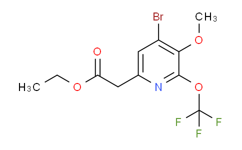AM19760 | 1803464-92-7 | Ethyl 4-bromo-3-methoxy-2-(trifluoromethoxy)pyridine-6-acetate