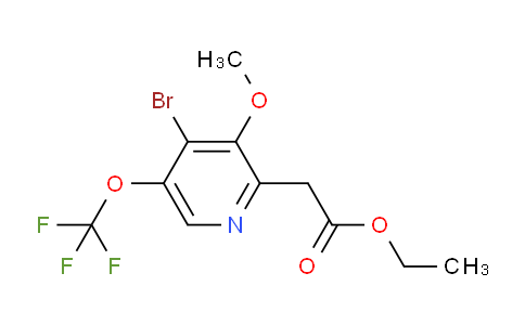 AM19761 | 1806080-96-5 | Ethyl 4-bromo-3-methoxy-5-(trifluoromethoxy)pyridine-2-acetate