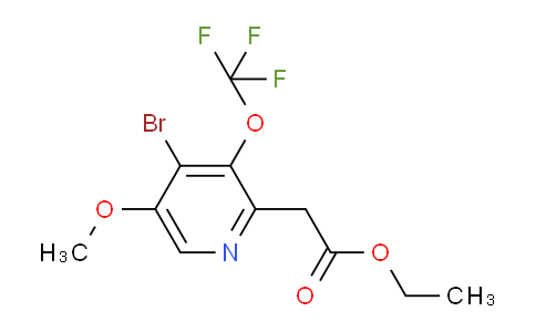 AM19762 | 1806089-60-0 | Ethyl 4-bromo-5-methoxy-3-(trifluoromethoxy)pyridine-2-acetate