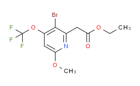 AM19768 | 1806147-55-6 | Ethyl 3-bromo-6-methoxy-4-(trifluoromethoxy)pyridine-2-acetate