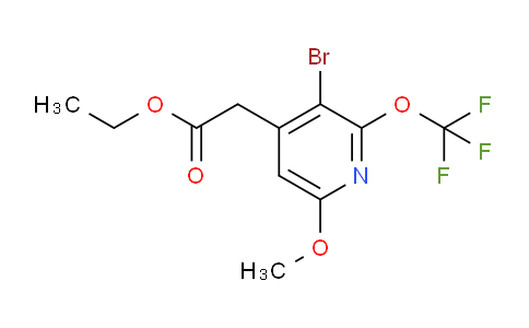 AM19770 | 1804567-58-5 | Ethyl 3-bromo-6-methoxy-2-(trifluoromethoxy)pyridine-4-acetate
