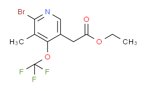 AM19771 | 1804577-93-2 | Ethyl 2-bromo-3-methyl-4-(trifluoromethoxy)pyridine-5-acetate