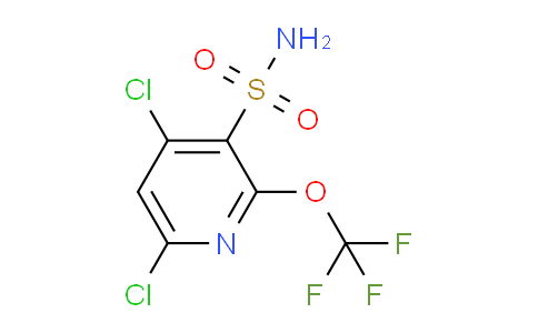 4,6-Dichloro-2-(trifluoromethoxy)pyridine-3-sulfonamide