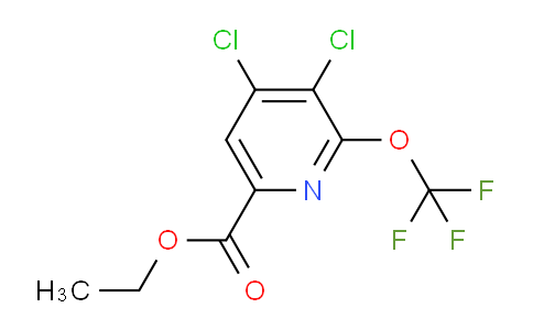 Ethyl 3,4-dichloro-2-(trifluoromethoxy)pyridine-6-carboxylate