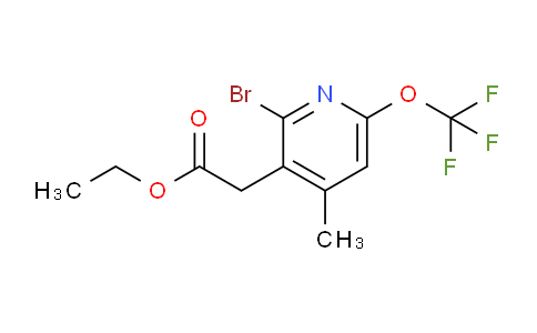AM19781 | 1804651-85-1 | Ethyl 2-bromo-4-methyl-6-(trifluoromethoxy)pyridine-3-acetate