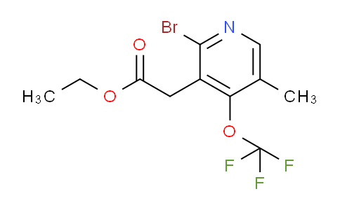 AM19785 | 1804578-14-0 | Ethyl 2-bromo-5-methyl-4-(trifluoromethoxy)pyridine-3-acetate