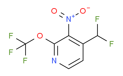 4-(Difluoromethyl)-3-nitro-2-(trifluoromethoxy)pyridine