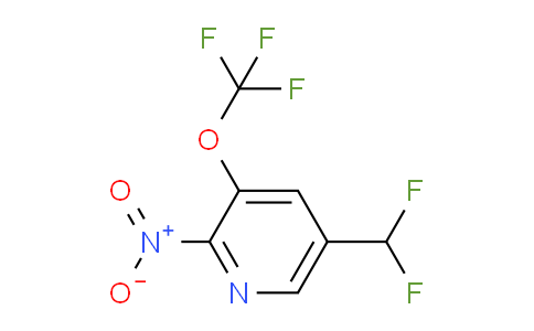 5-(Difluoromethyl)-2-nitro-3-(trifluoromethoxy)pyridine