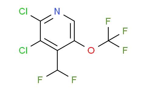 2,3-Dichloro-4-(difluoromethyl)-5-(trifluoromethoxy)pyridine