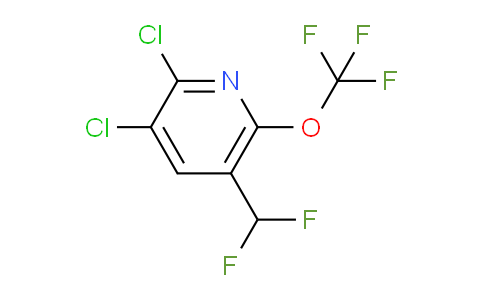 2,3-Dichloro-5-(difluoromethyl)-6-(trifluoromethoxy)pyridine