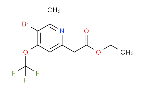 AM19796 | 1804009-10-6 | Ethyl 3-bromo-2-methyl-4-(trifluoromethoxy)pyridine-6-acetate