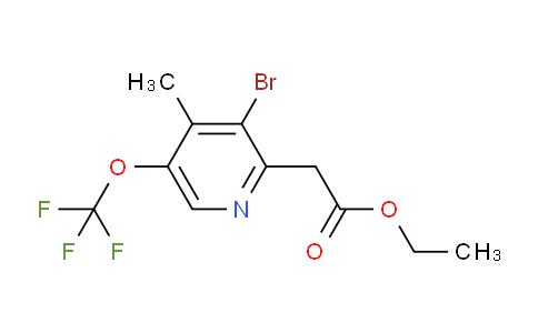 AM19803 | 1804009-26-4 | Ethyl 3-bromo-4-methyl-5-(trifluoromethoxy)pyridine-2-acetate