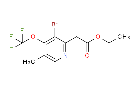 AM19809 | 1806148-41-3 | Ethyl 3-bromo-5-methyl-4-(trifluoromethoxy)pyridine-2-acetate