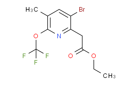 AM19811 | 1804566-89-9 | Ethyl 3-bromo-5-methyl-6-(trifluoromethoxy)pyridine-2-acetate