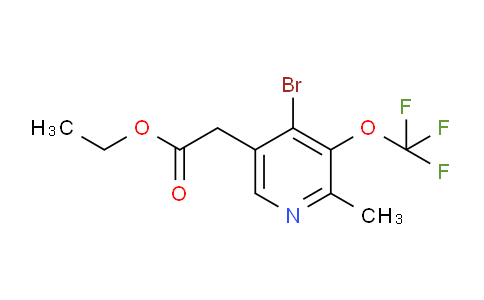 AM19813 | 1804578-43-5 | Ethyl 4-bromo-2-methyl-3-(trifluoromethoxy)pyridine-5-acetate
