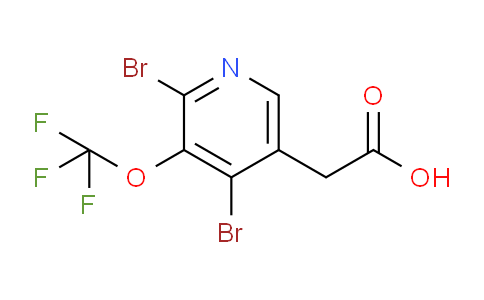 2,4-Dibromo-3-(trifluoromethoxy)pyridine-5-acetic acid