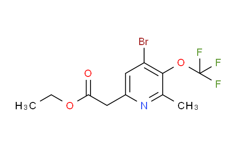 AM19814 | 1803914-32-0 | Ethyl 4-bromo-2-methyl-3-(trifluoromethoxy)pyridine-6-acetate