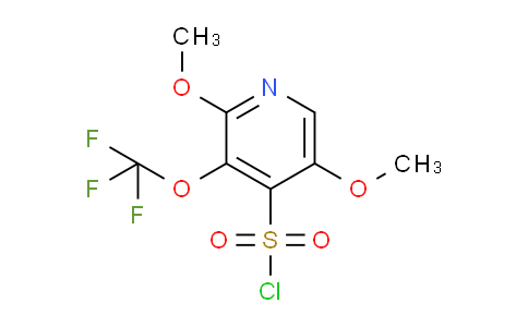2,5-Dimethoxy-3-(trifluoromethoxy)pyridine-4-sulfonyl chloride