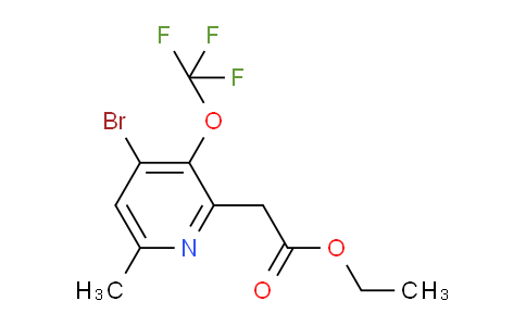 AM19816 | 1804009-44-6 | Ethyl 4-bromo-6-methyl-3-(trifluoromethoxy)pyridine-2-acetate