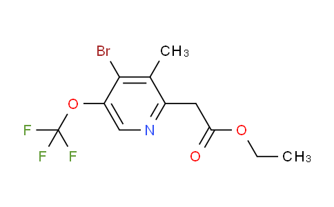 AM19821 | 1804009-57-1 | Ethyl 4-bromo-3-methyl-5-(trifluoromethoxy)pyridine-2-acetate