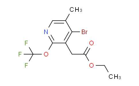 AM19824 | 1804578-55-9 | Ethyl 4-bromo-5-methyl-2-(trifluoromethoxy)pyridine-3-acetate