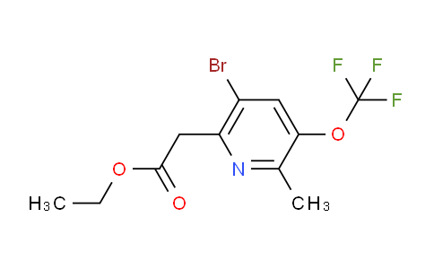 AM19826 | 1804566-94-6 | Ethyl 5-bromo-2-methyl-3-(trifluoromethoxy)pyridine-6-acetate
