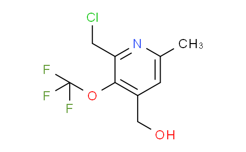 2-(Chloromethyl)-6-methyl-3-(trifluoromethoxy)pyridine-4-methanol