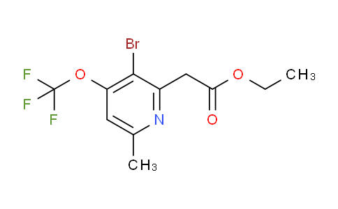 AM19828 | 1804651-97-5 | Ethyl 3-bromo-6-methyl-4-(trifluoromethoxy)pyridine-2-acetate