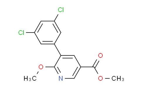 Methyl 5-(3,5-dichlorophenyl)-6-methoxynicotinate