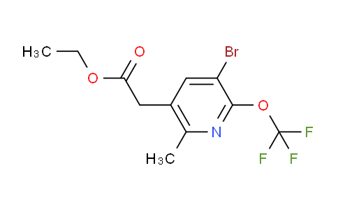 AM19829 | 1806148-45-7 | Ethyl 3-bromo-6-methyl-2-(trifluoromethoxy)pyridine-5-acetate