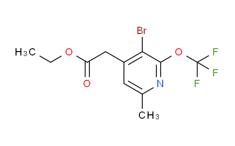 AM19830 | 1804009-77-5 | Ethyl 3-bromo-6-methyl-2-(trifluoromethoxy)pyridine-4-acetate