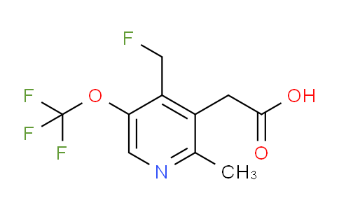 4-(Fluoromethyl)-2-methyl-5-(trifluoromethoxy)pyridine-3-acetic acid