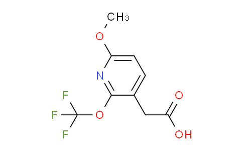 6-Methoxy-2-(trifluoromethoxy)pyridine-3-acetic acid