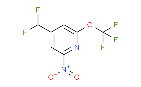 4-(Difluoromethyl)-2-nitro-6-(trifluoromethoxy)pyridine