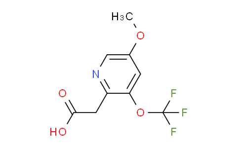 5-Methoxy-3-(trifluoromethoxy)pyridine-2-acetic acid