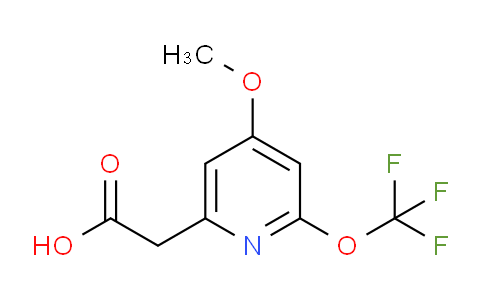 4-Methoxy-2-(trifluoromethoxy)pyridine-6-acetic acid