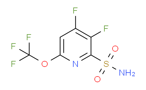 3,4-Difluoro-6-(trifluoromethoxy)pyridine-2-sulfonamide