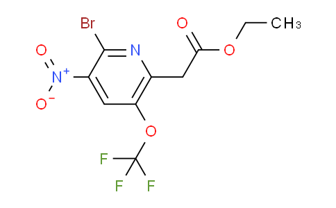 AM19834 | 1804568-29-3 | Ethyl 2-bromo-3-nitro-5-(trifluoromethoxy)pyridine-6-acetate