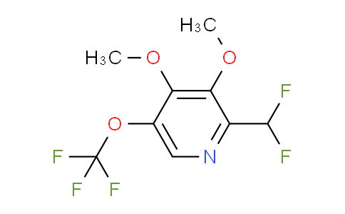 AM198416 | 1804458-05-6 | 3,4-Dimethoxy-2-(difluoromethyl)-5-(trifluoromethoxy)pyridine