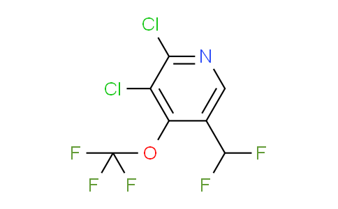 2,3-Dichloro-5-(difluoromethyl)-4-(trifluoromethoxy)pyridine