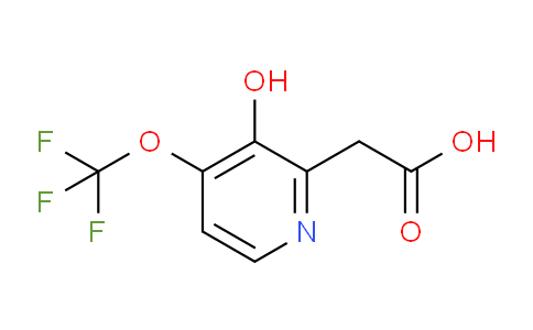 AM198502 | 1804593-92-7 | 3-Hydroxy-4-(trifluoromethoxy)pyridine-2-acetic acid