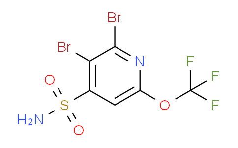 2,3-Dibromo-6-(trifluoromethoxy)pyridine-4-sulfonamide