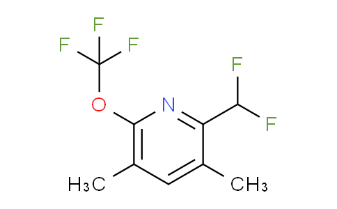 3,5-Dimethyl-2-(difluoromethyl)-6-(trifluoromethoxy)pyridine