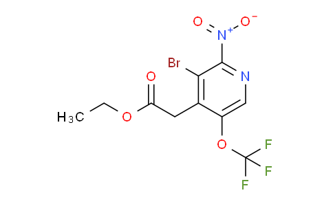 AM19857 | 1803614-11-0 | Ethyl 3-bromo-2-nitro-5-(trifluoromethoxy)pyridine-4-acetate