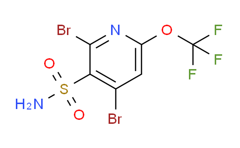 2,4-Dibromo-6-(trifluoromethoxy)pyridine-3-sulfonamide