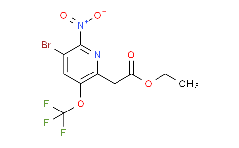 AM19858 | 1804005-34-2 | Ethyl 3-bromo-2-nitro-5-(trifluoromethoxy)pyridine-6-acetate