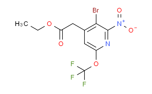 AM19859 | 1804568-46-4 | Ethyl 3-bromo-2-nitro-6-(trifluoromethoxy)pyridine-4-acetate