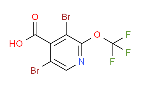 3,5-Dibromo-2-(trifluoromethoxy)pyridine-4-carboxylic acid