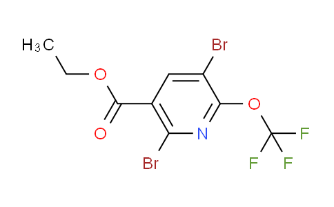 Ethyl 3,6-dibromo-2-(trifluoromethoxy)pyridine-5-carboxylate